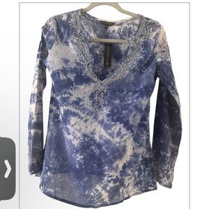 Chaudry Cotton Blouse NWT